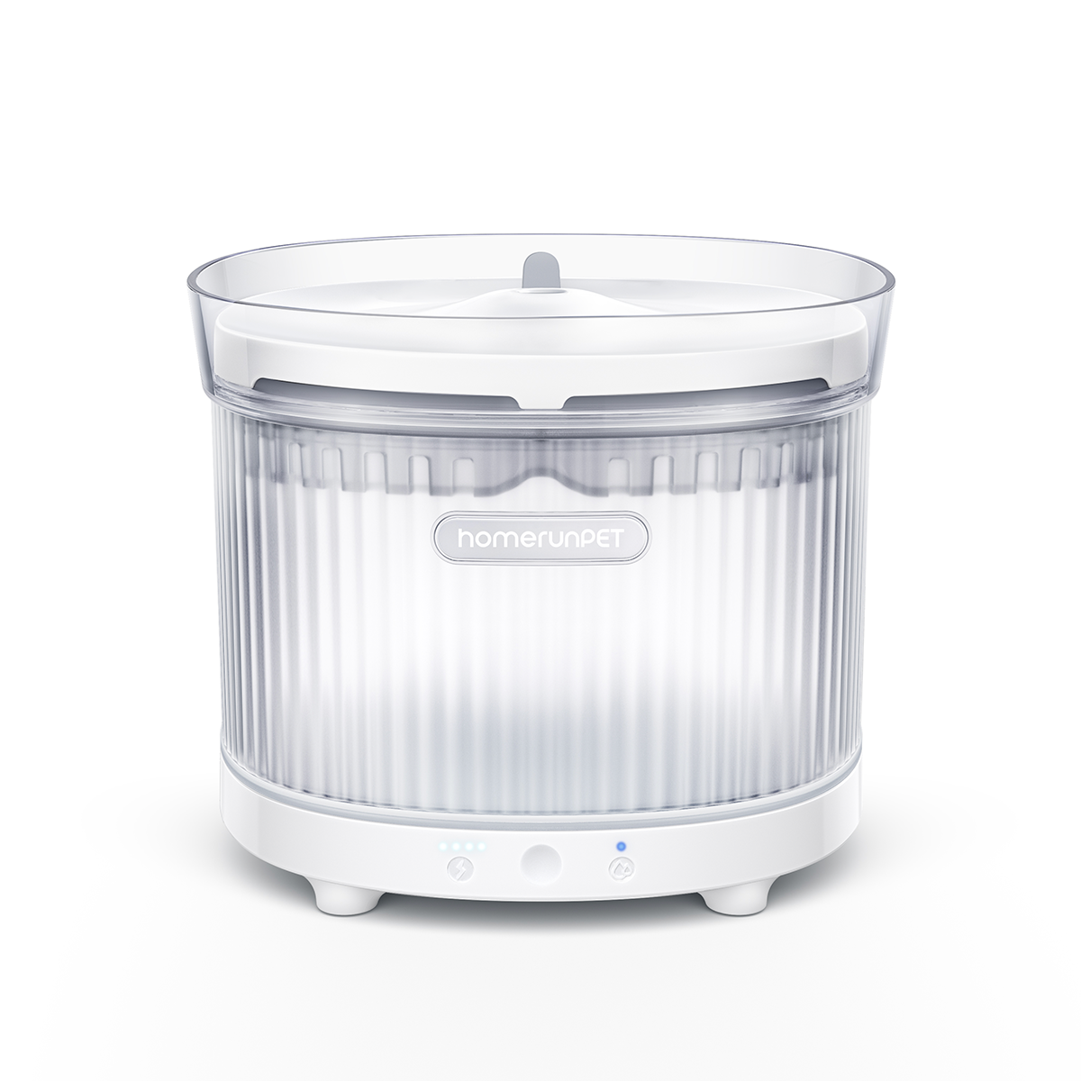 霍曼寵物雙無線飲水機(黑白雙色) 飲水系 Homerunpet 霍曼 雲霧白